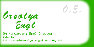 orsolya engl business card